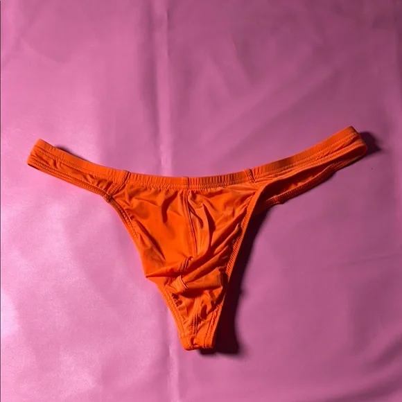 Stylish Orange and Black Men’s Underwear Set of Three - Picture 2 of 11